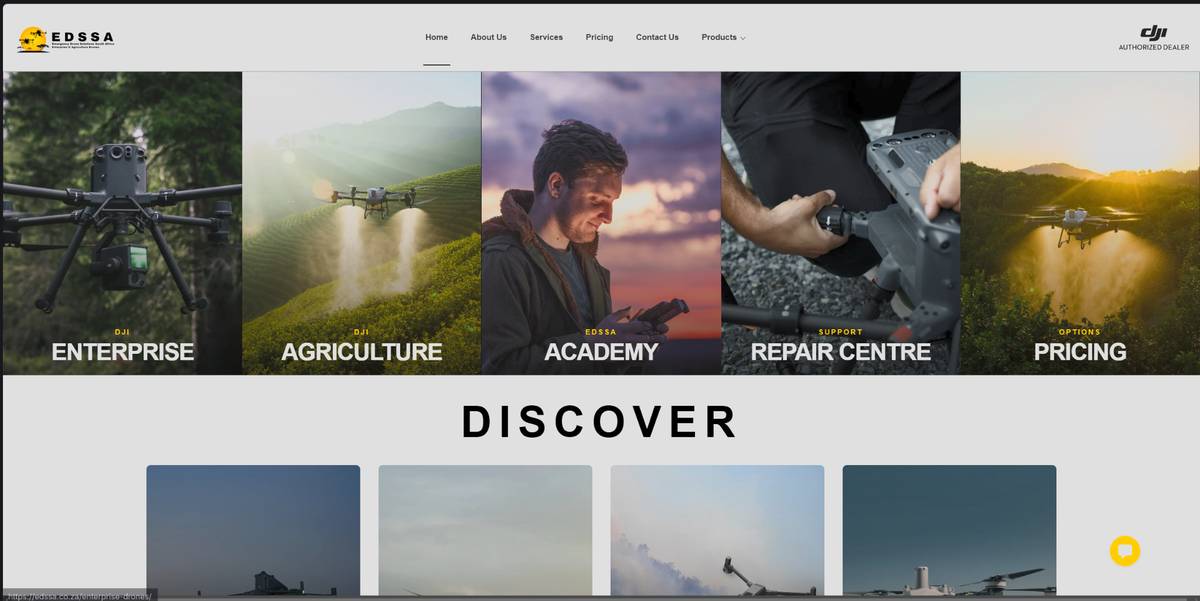 EDSSA homepage section
